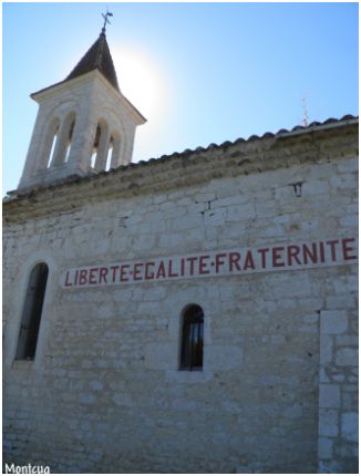 Montcuq une glise rpublicaine